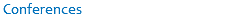 &nbsp;Conferences