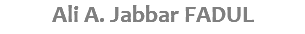 Ali A. Jabbar FADUL