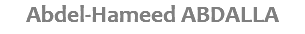 Abdel-Hameed ABDALLA